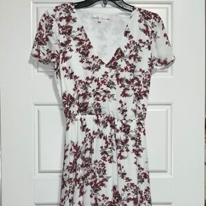 Feminine Floral Midi Dress